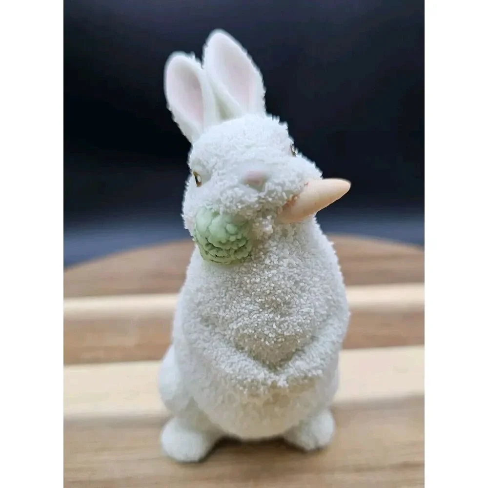 Department 56 Easter 1996 Bunny Rabbit With Carrot in Mouth Figurine New In‎ Box